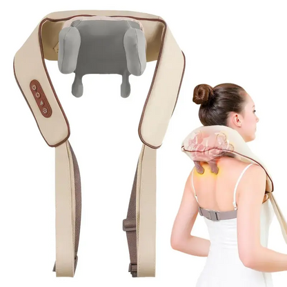 6D Neck & Shoulder Massager with Heat – Deep Tissue Pain Relief