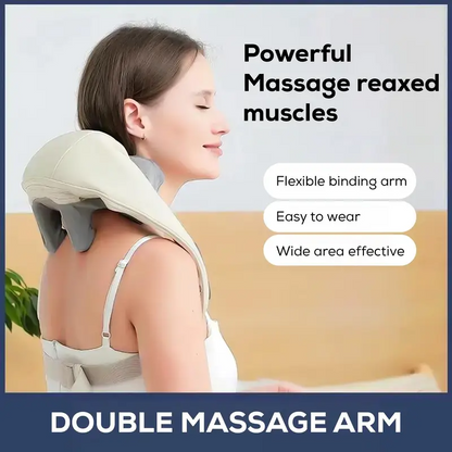 6D Neck & Shoulder Massager with Heat – Deep Tissue Pain Relief