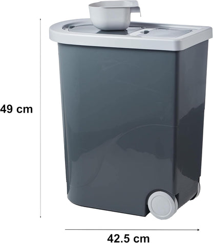 Dehumidifier Compartment | Ideal for Dog Food, Cat Food, and Animal Food