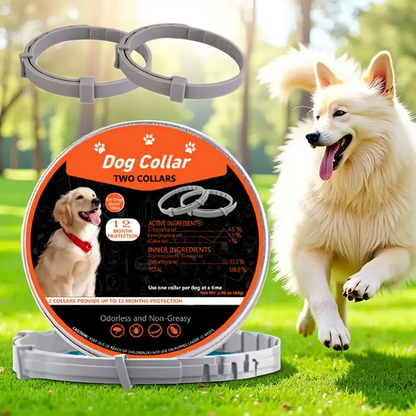 Dog Flea & Tick Collar – Vet-Recommended, 12-Month Protection